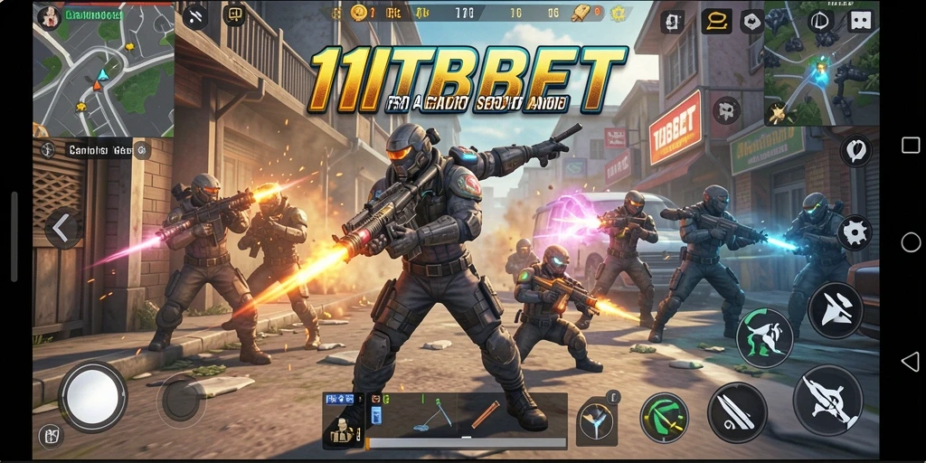 Tampilan gameplay 11TBET menampilkan pertempuran TPS yang seru.