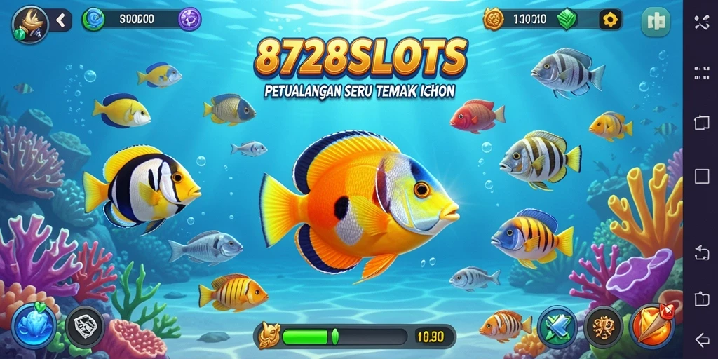 Gameplay seru menembak ikan di 8728SLOTS.