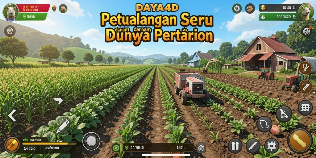Gameplay petualangan pertanian yang menarik dan interaktif di DAYA4D.