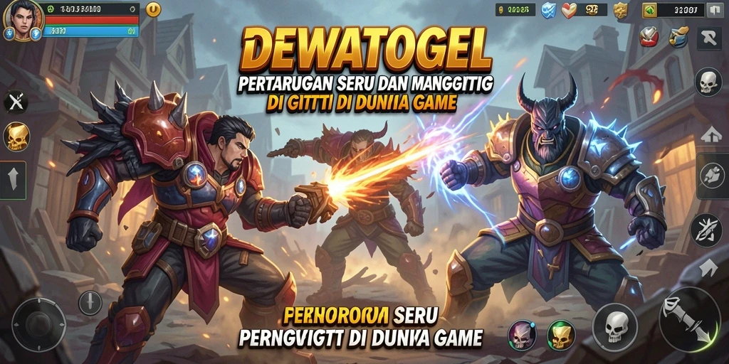 Tampilan seru dari gameplay DEWATOGEL dengan karakter Fighting.