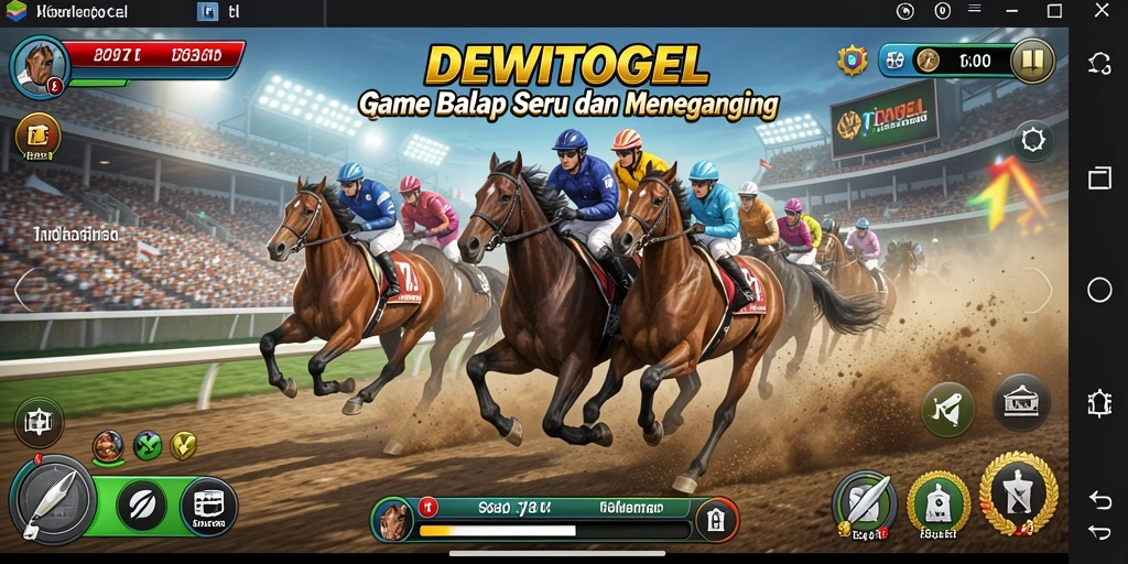 Tangkapan layar DEWITOGEL menampilkan aksi balap cepat dan menegangkan.