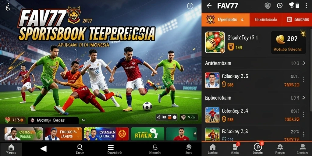 Tampilan gameplay Sportsbook FAV77 yang menarik dan interaktif.