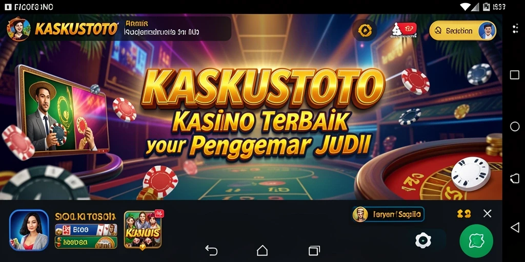 Screenshot KASKUSTOTO menampilkan gameplay kasino yang mendebarkan dengan desain atraktif.
