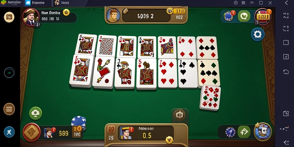 Screenshot game V89 menampilkan suasana kompetitif di meja Domino.