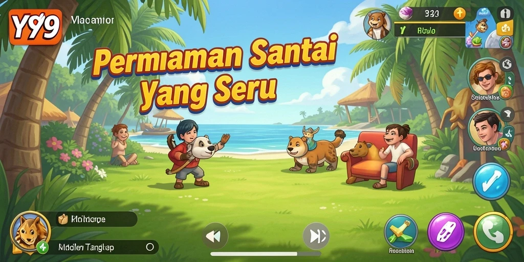 Tangkapan layar gameplay Y89 menampilkan aksi seru dan karakter yang menarik.